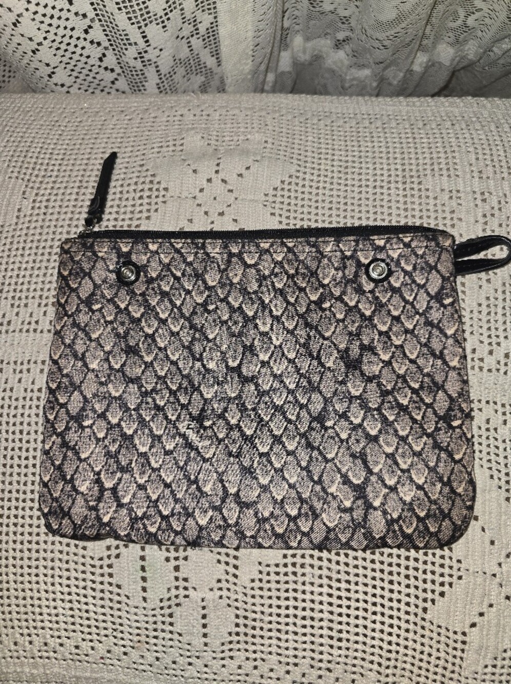 Coach Weekender Snake Print Pouch , Pouch Only Zipper - Picture 5 of 5